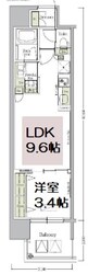 アーバネックス心斎橋EASTの物件間取画像